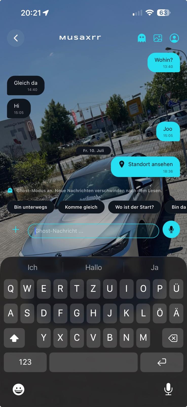 RoadShark ghost chat